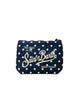 Saint Barth Pochette Aline in Scuba Blù Bianco a Poias
