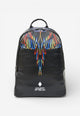 Marcelo Burlon Zaino County of Milan con Stampa "Wings" Neon Multicolore