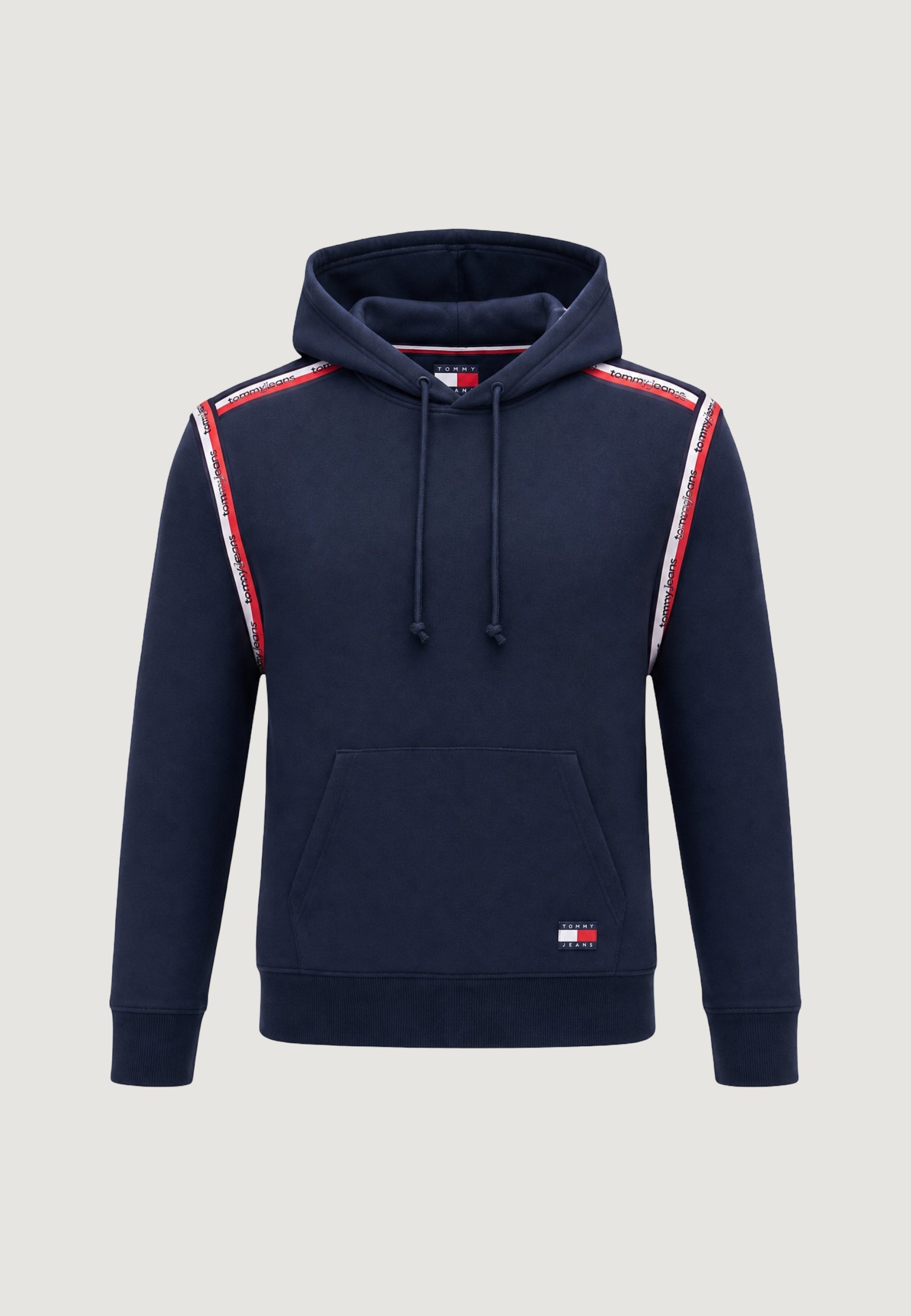 Tommy Jeans Felpa con Cappuccio Blu