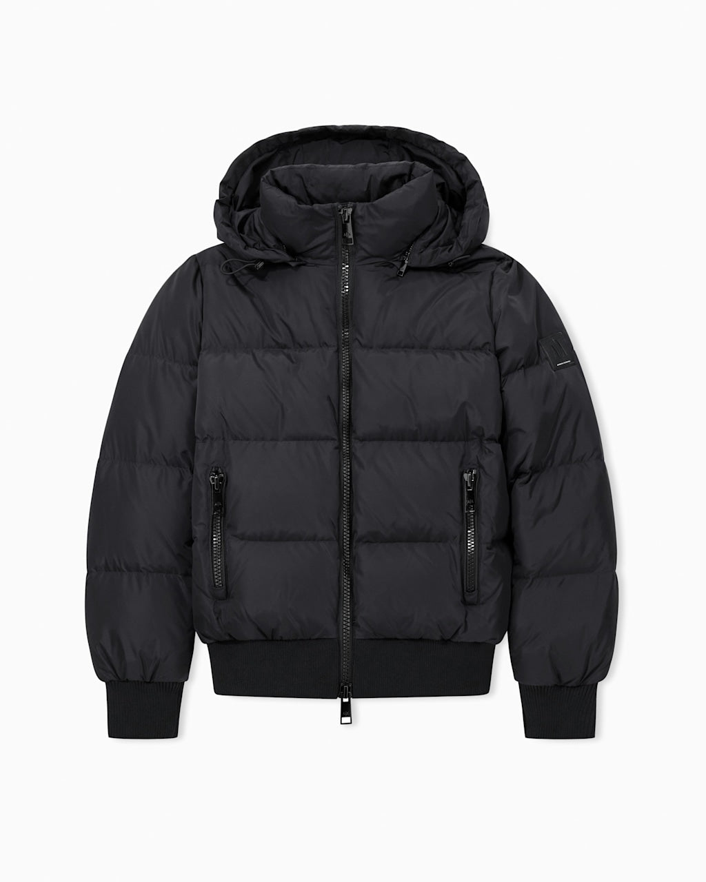 Armani Exchange Bomber Crossover in Twill con Logo Posteriore a Rilievo Marrone