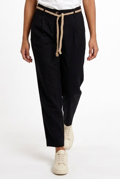 Markup Pantalone con Cintura Intrecciata