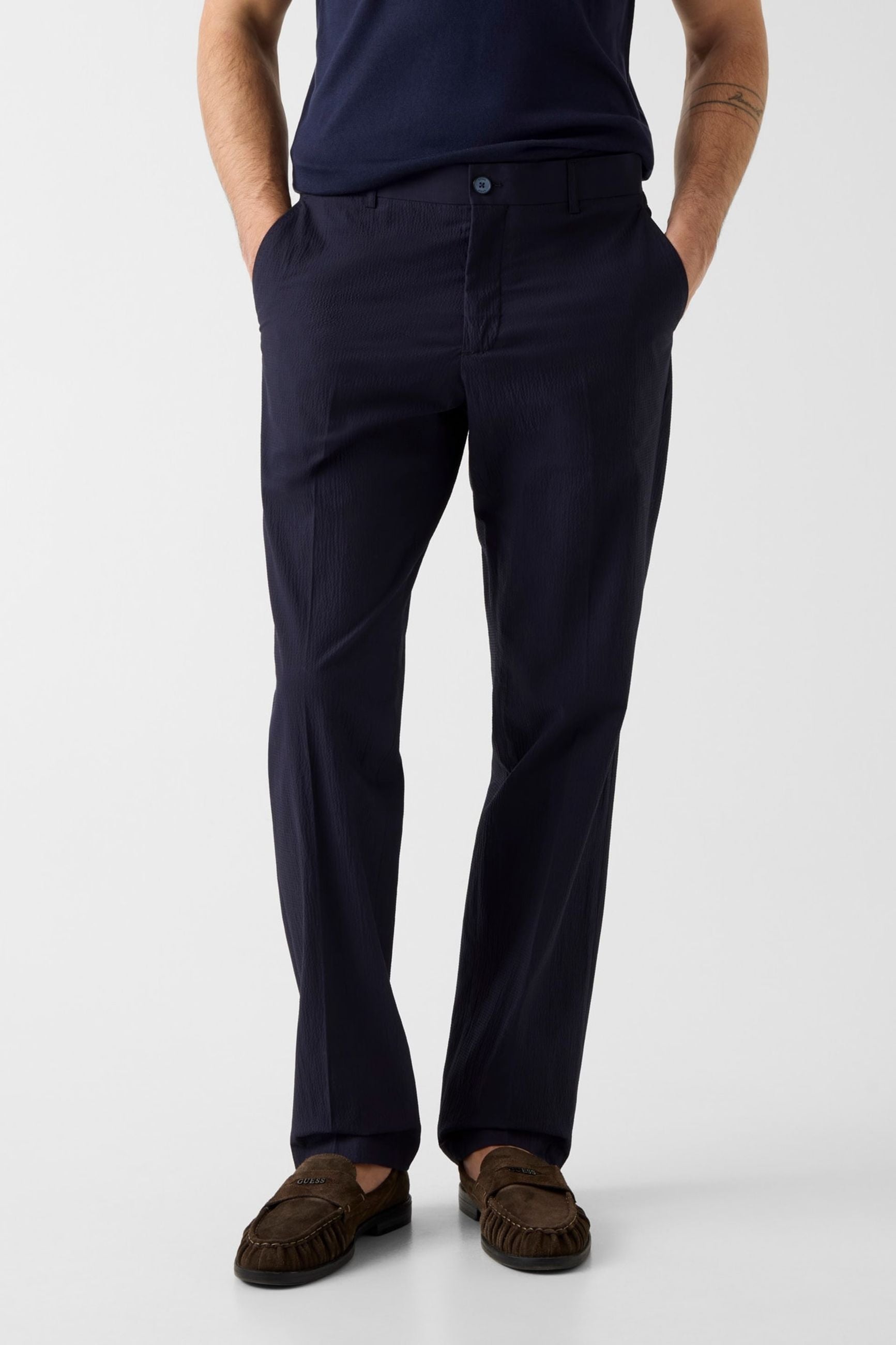 Guess Pantaloni Slim Fit Blù