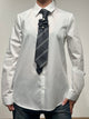 Vicolo Camicia in Cotone Oxford Bianco