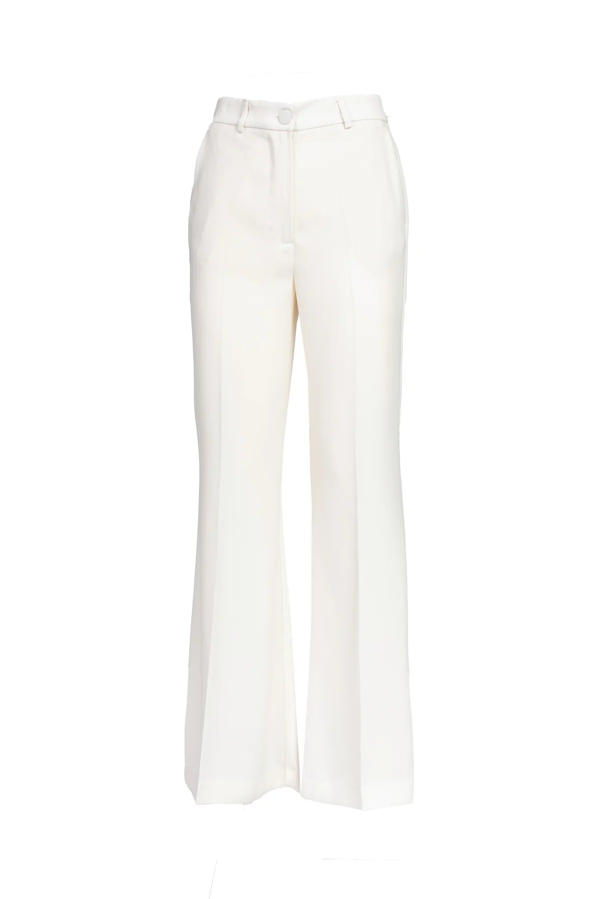Vicolo Pantalone Elegante Svasato Beige