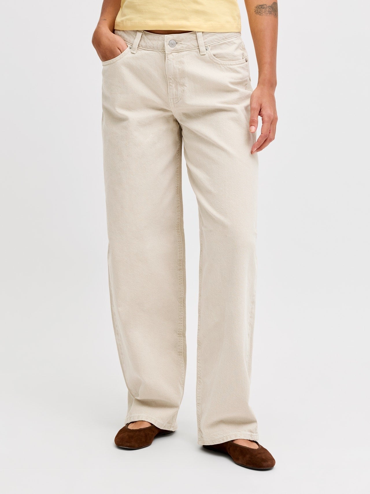 JJXX Jeans Jxfuji Flared 
Beige