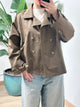 Le Streghe Trench Corto 
Marrone