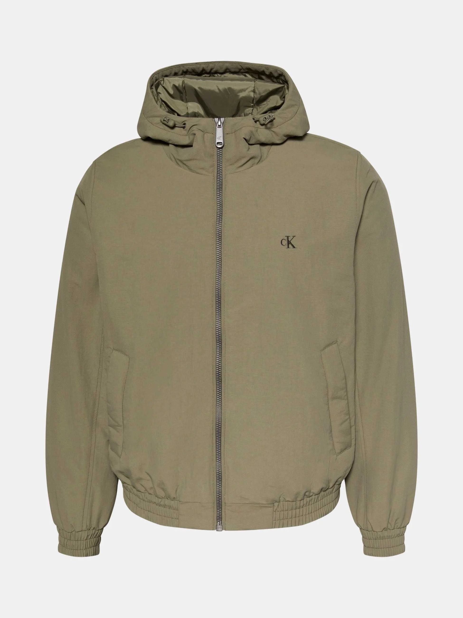 Calvin Klein Giacca Zip con Cappuccio