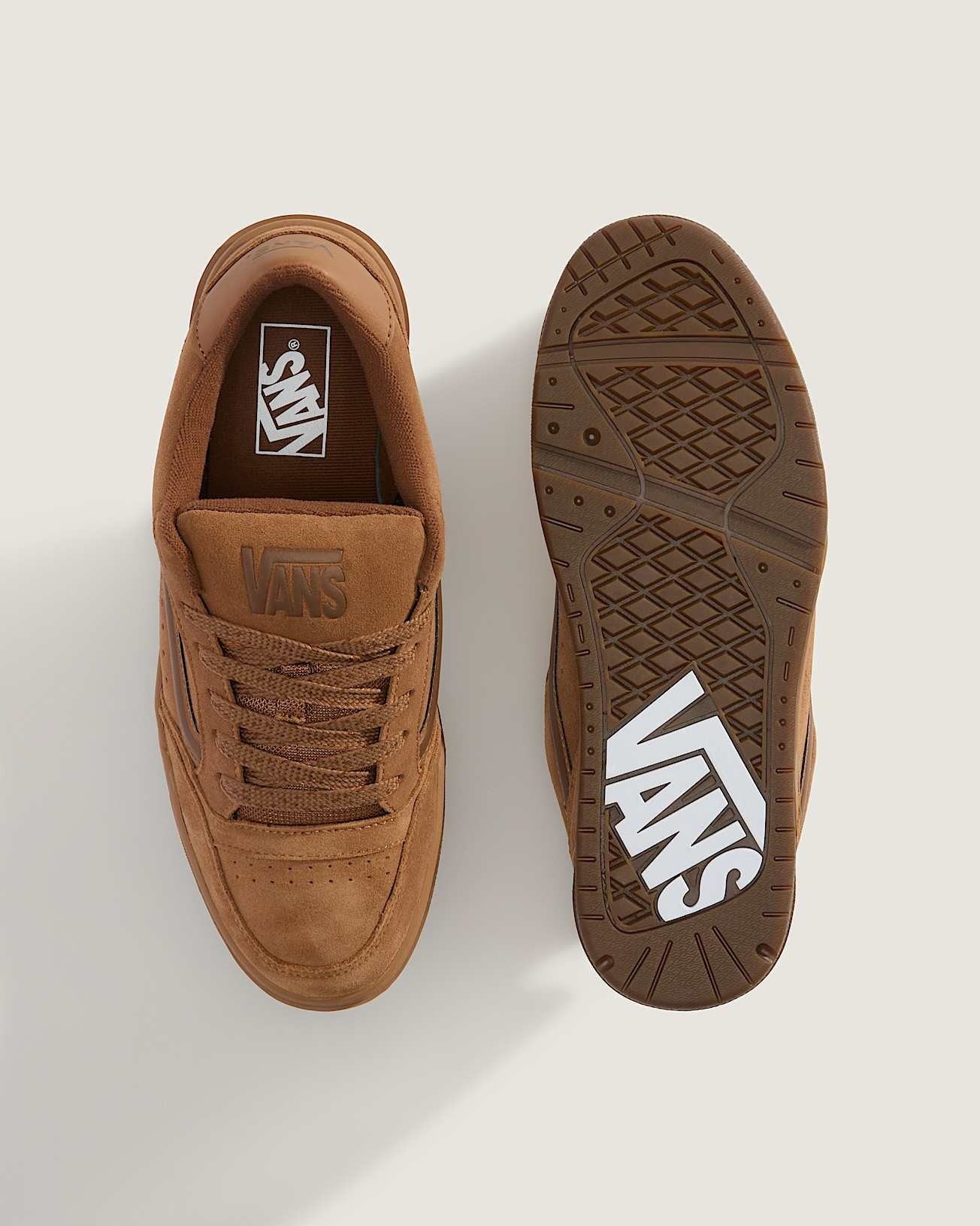 Vans Sneakers Skate Hylane in Pelle Scamosciata Marroni