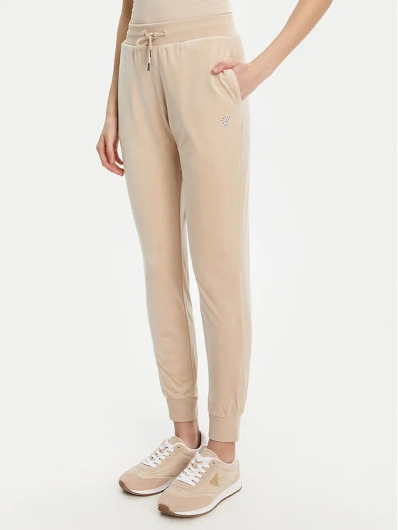 Guess Joggers in Velluto Beige
