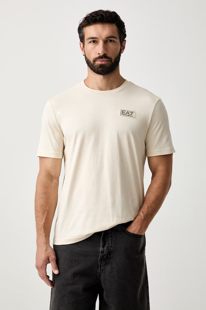 Armani EA7 T-shirt Vestibilità Regular in Jersey di Cotone