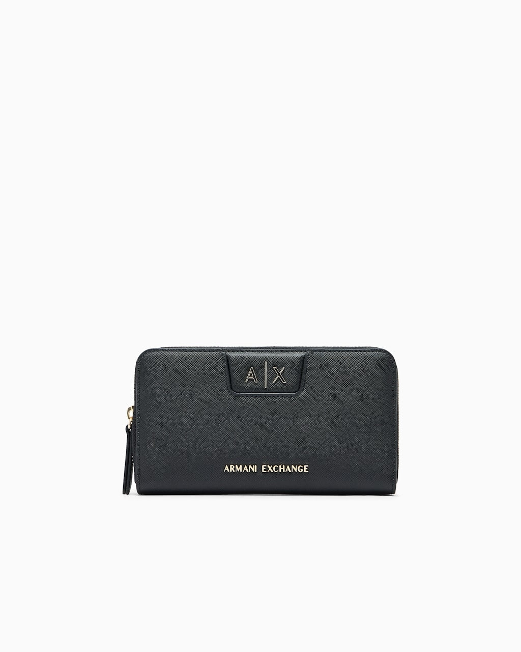 Armani Exchange Portafoglio zip Around con Logo Lettering
