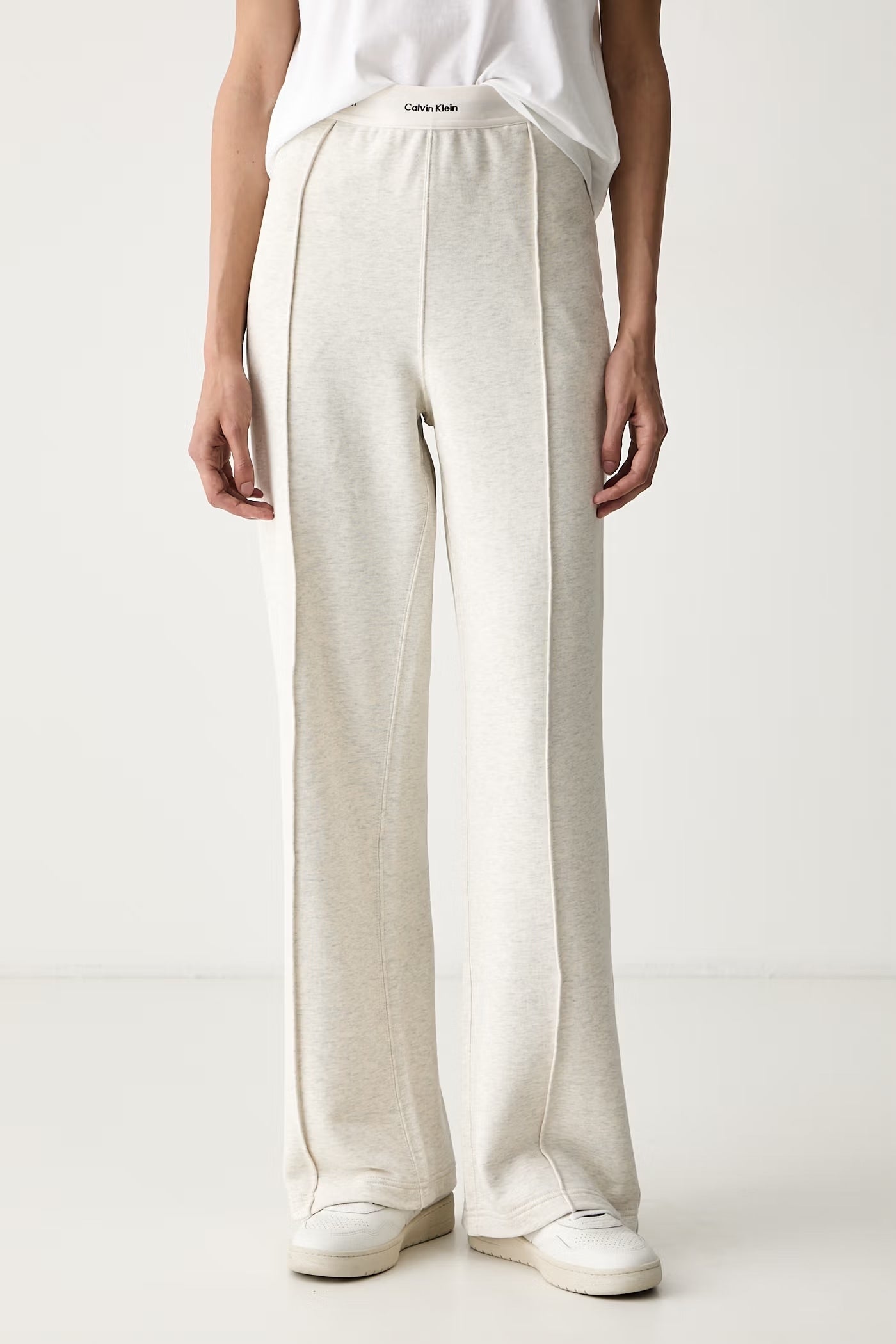 Calvin Klein Pantalone Tuta a Gamba Ampa