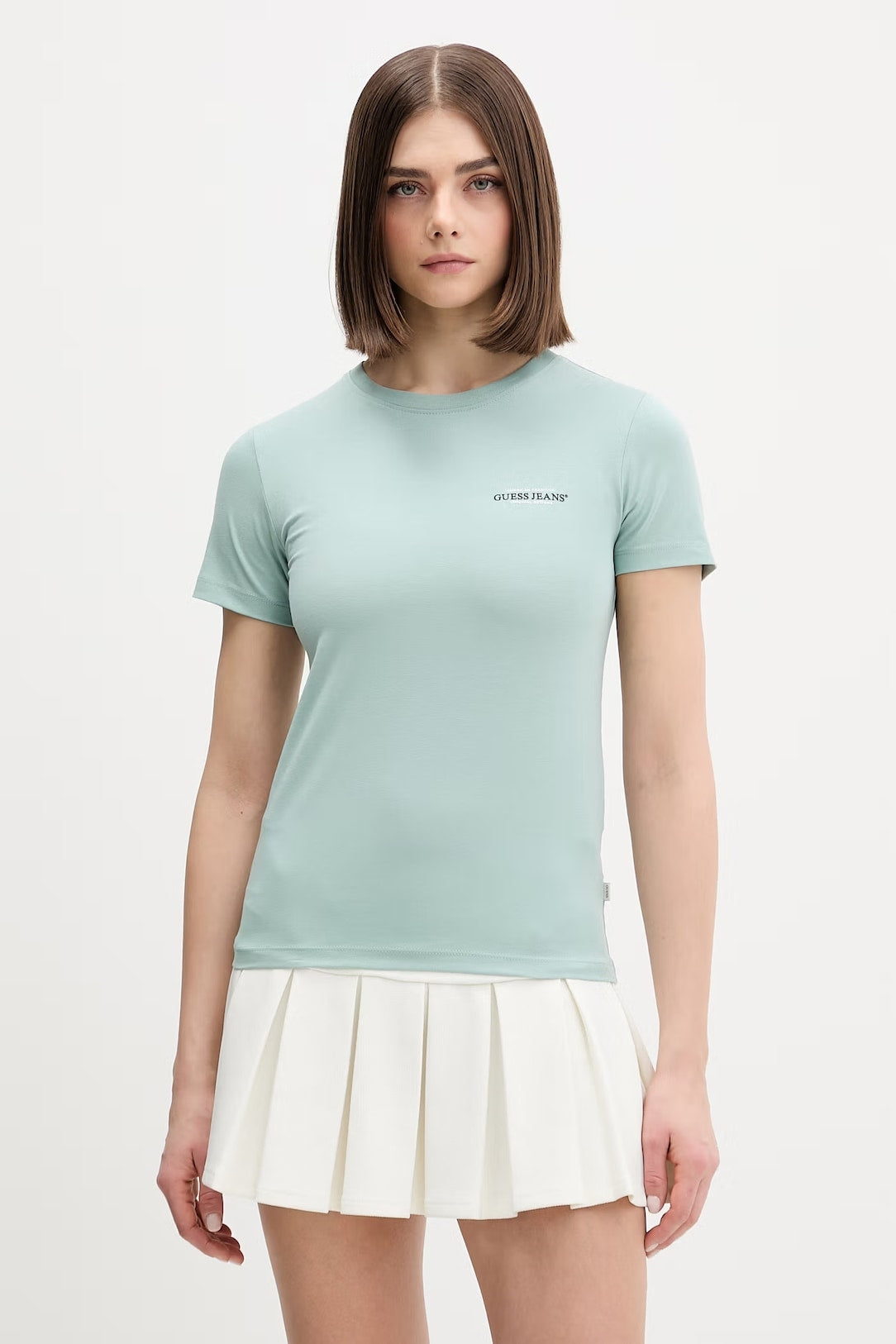Guess Jeans T-shirt Vestibilità Slim American Tradition Mini