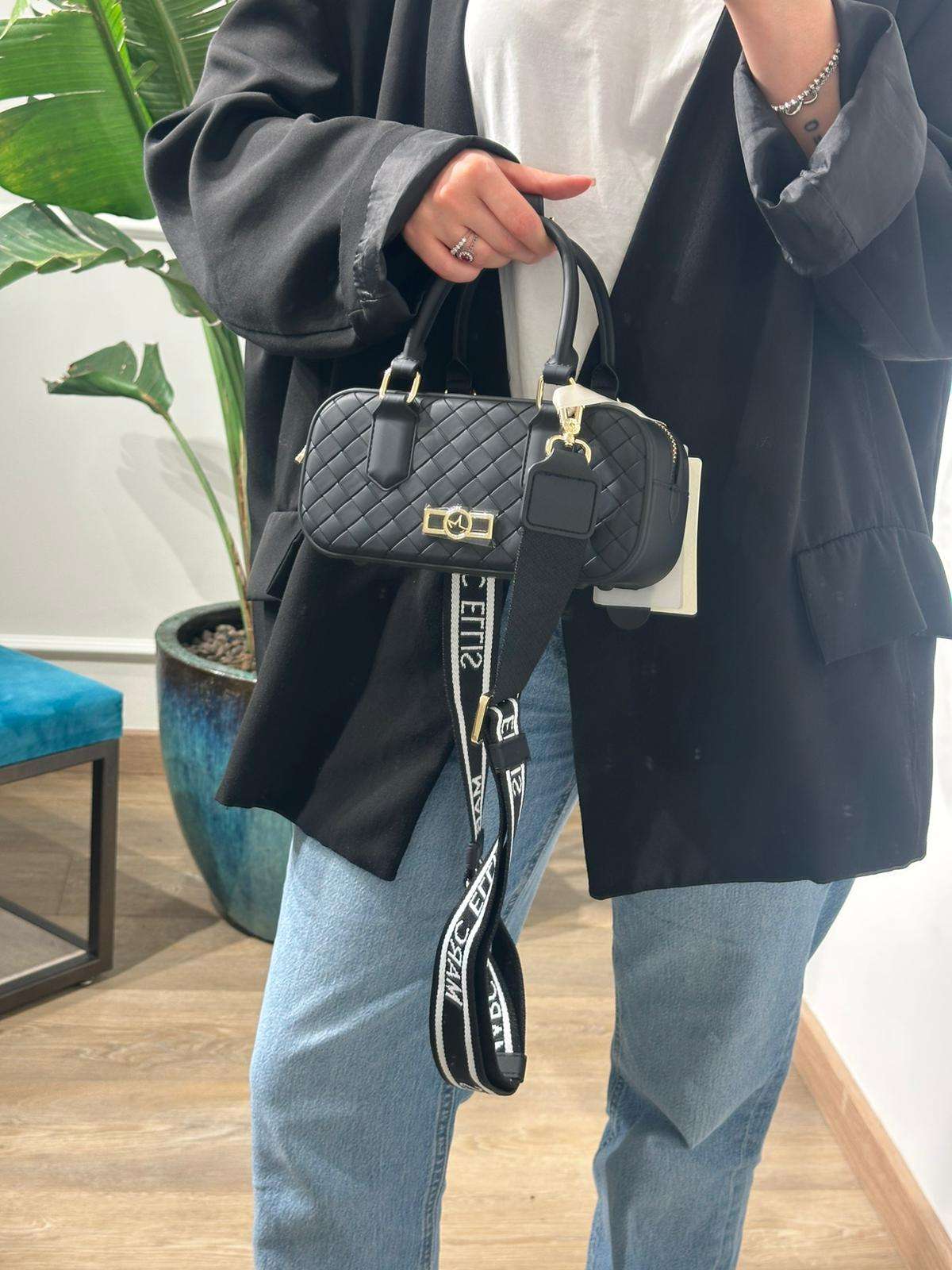 Marc Ellis Borsa con Tracolla Modello FLAT GLITTY