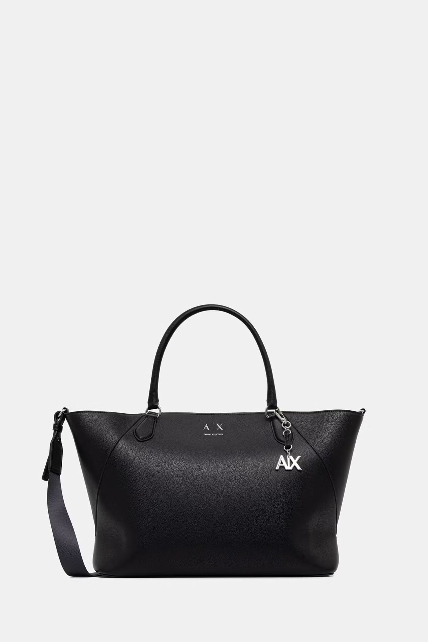 Armani Exchange Borsa a Spalla Shopping Nero