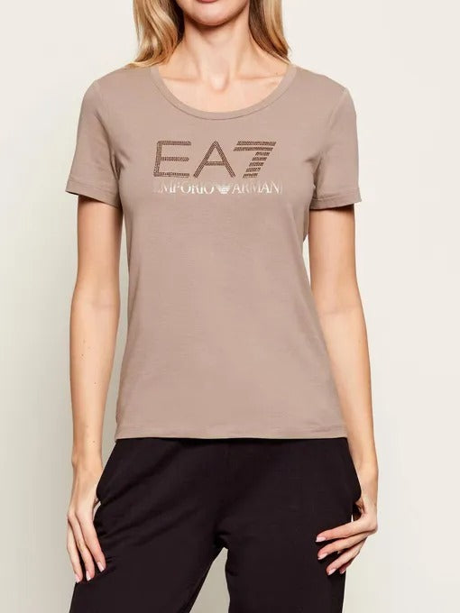 Armani EA7 T-shirt  in Jersey Stretch Logo Series