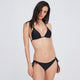 Rasdemar Bikini Triangolo con imbottitura Estraibile 
Nero