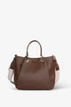 Gaelle Paris Borsa Maxi Hand Bag Con Tracolla Jacquard 
Marrone