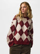 Pieces Maglione Loose a Rombi