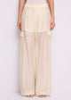 Gaudi Pantalone in Tessuto Fluido Beige