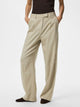 Pieces Pantalone Palazzo Beige