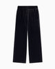 Armani Exchange Pantalone Up For Party in Velluto Stretch con Vita Elastica