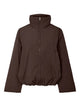 Pieces Piumino con Coulisse Marrone 
Marrone