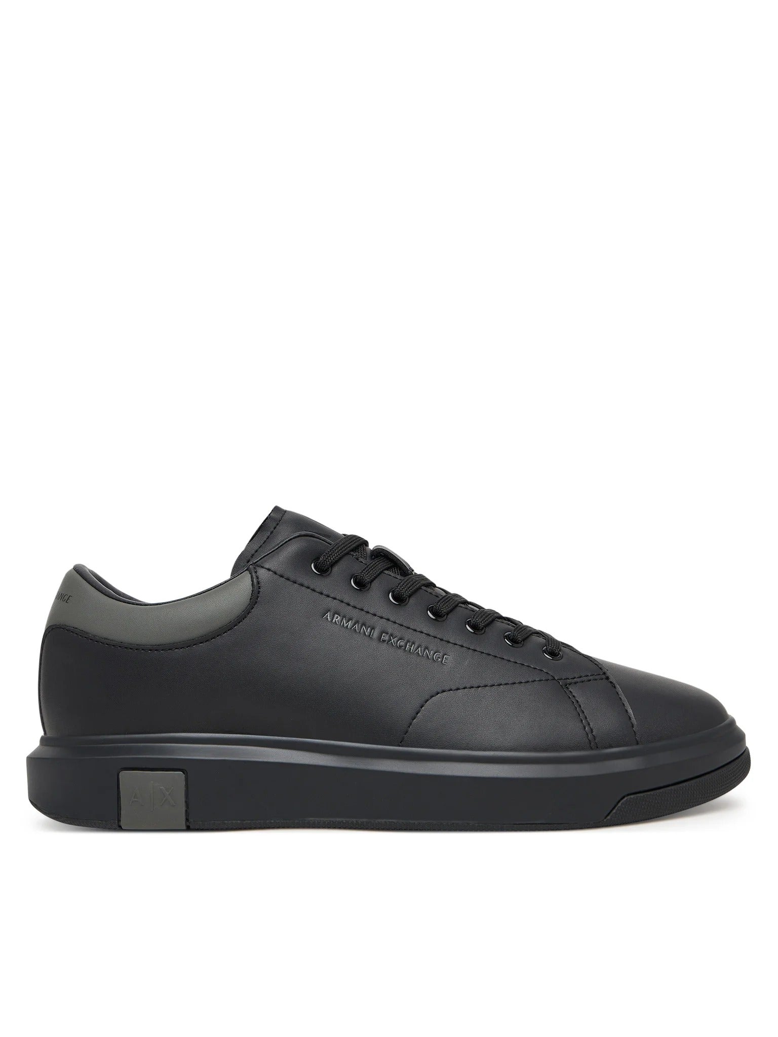 Armani Exchange Sneakers in Pelle Nero