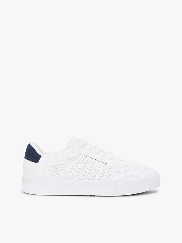 Tommy Hilfiger Sneakers Sportive in Tessuto con Logo
Bianco Blù
