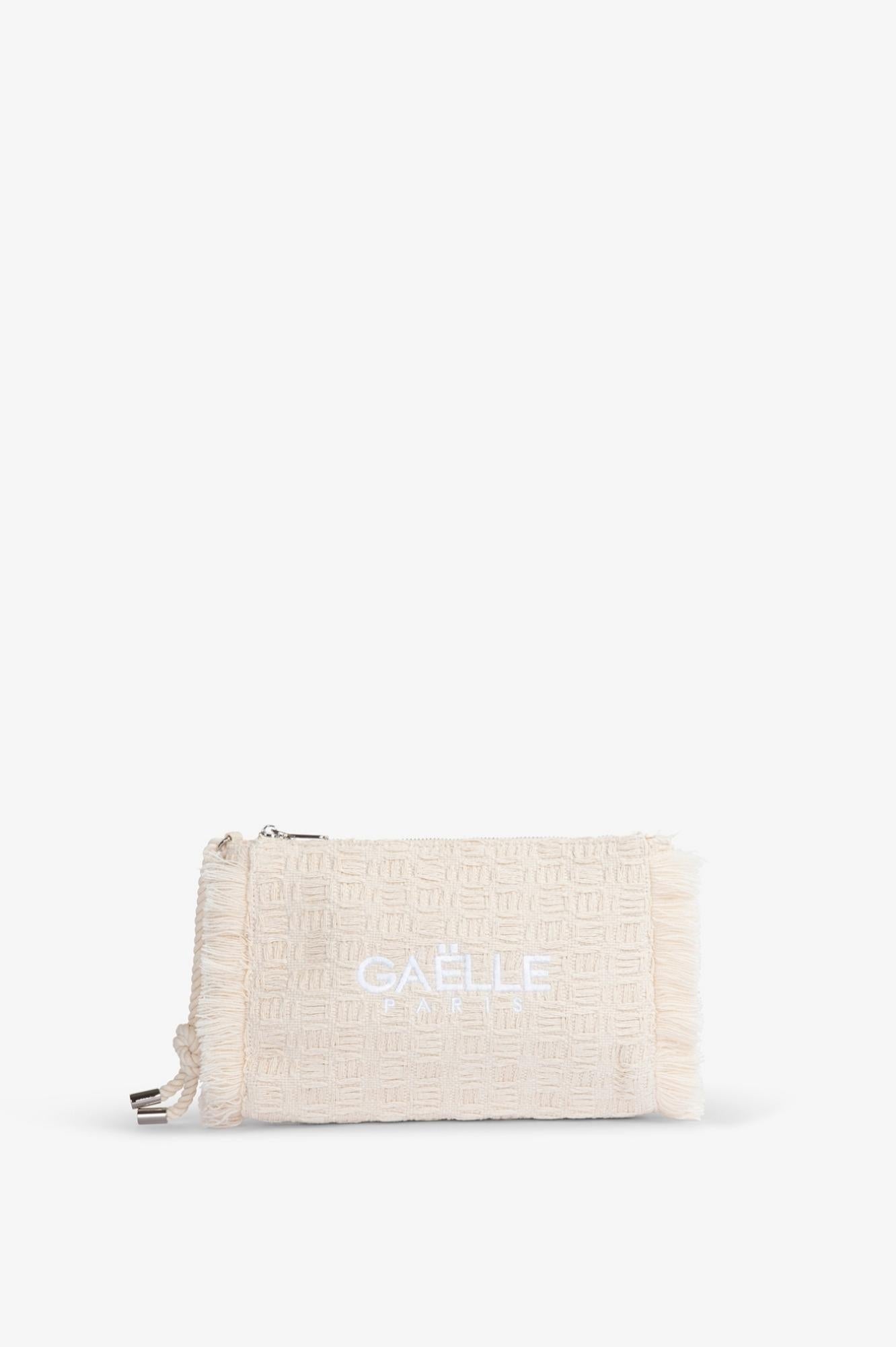 Gaelle Paris Regular Pochette con Logo Ricamato