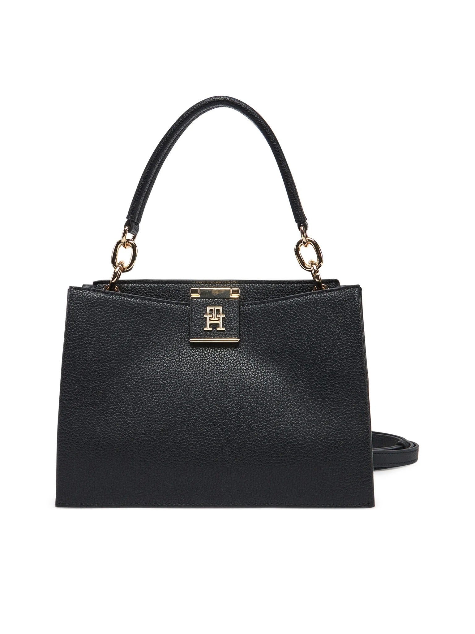 Tommy Hilfiger Borsa Tote Zigrinata a Tracolla