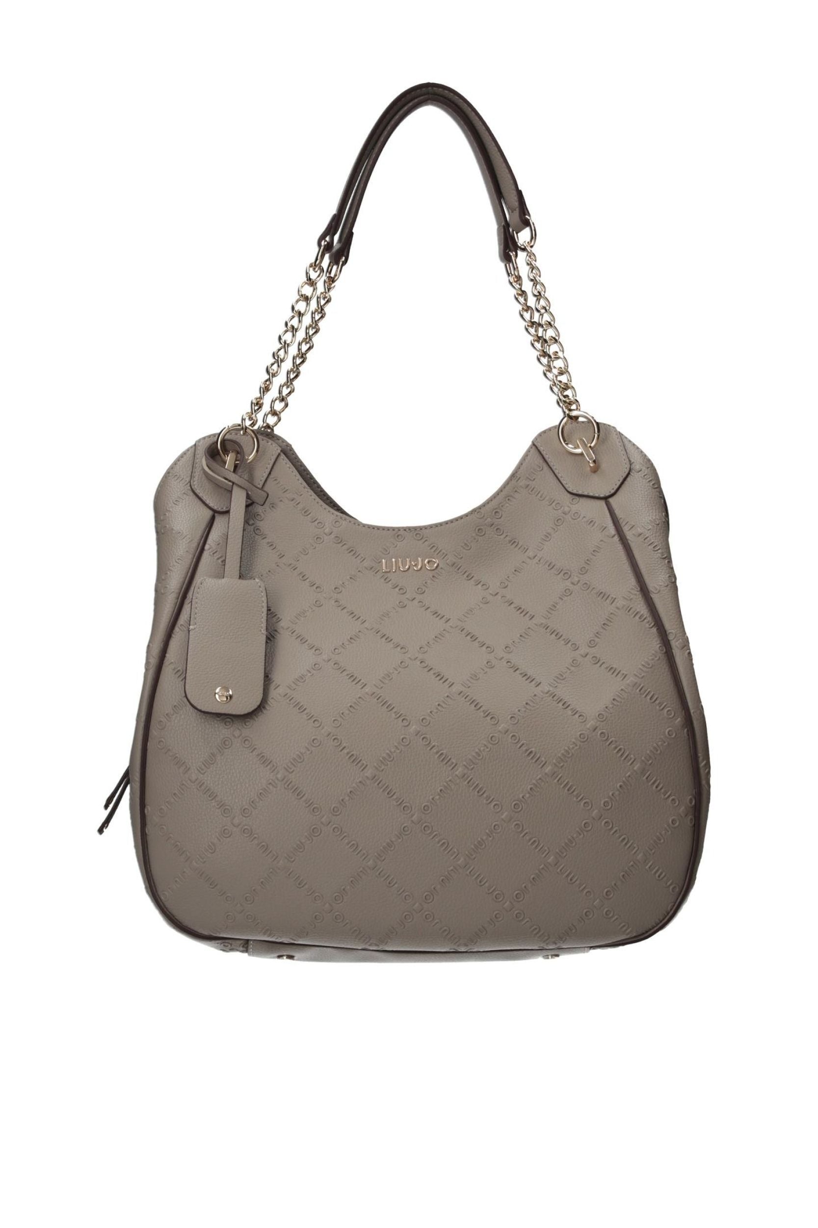 Liu Jo Borsa con Dettagli in Metallo Dorato Beige