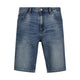 Gaudi Jeans Shorts in Jeans dal Fit Regolare con Sfumature Localizzate Blu