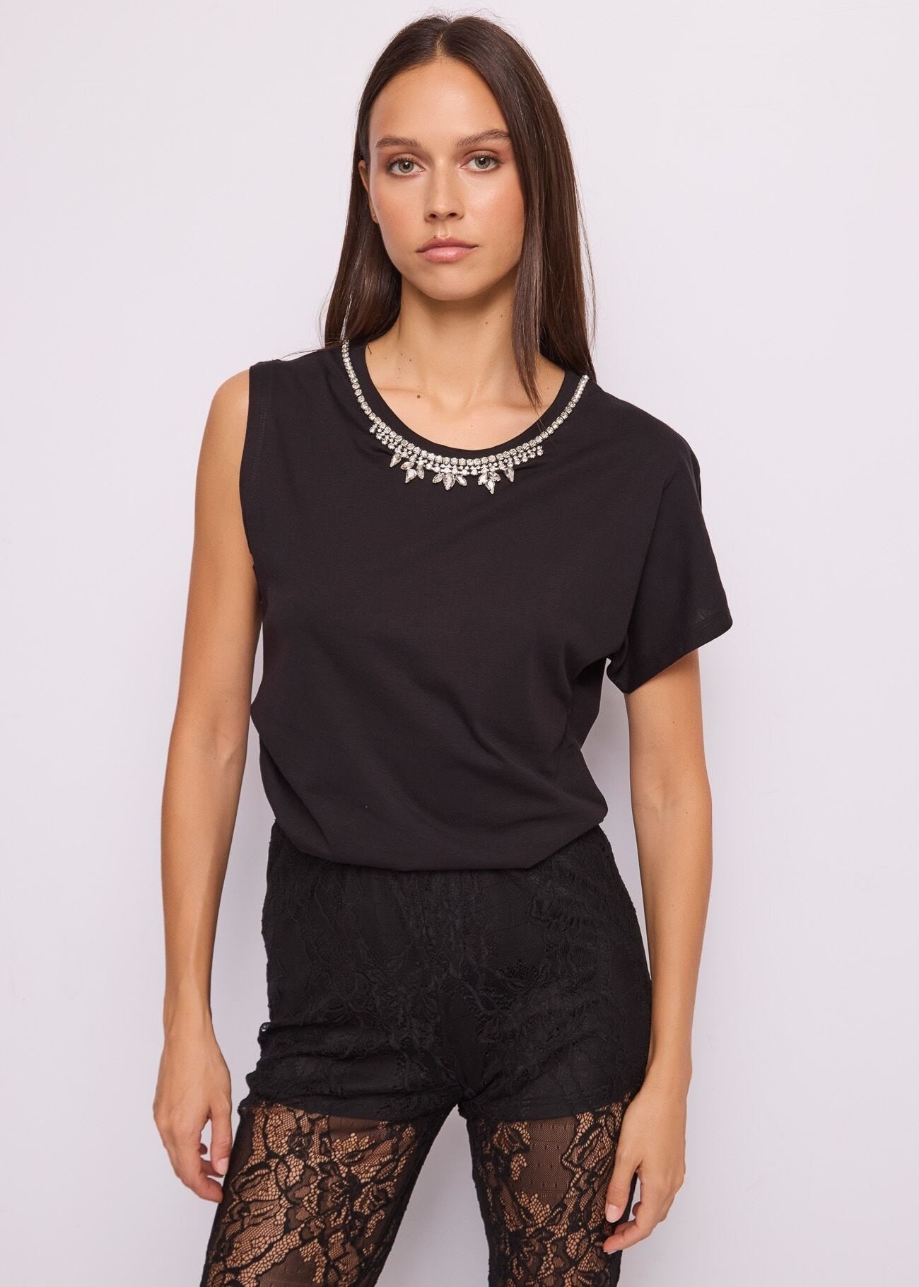 Gaudì T-shirt Iin Jersey Nero