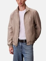 Calvin Klein Jeans Giubbino Harrington in Nylon Beige