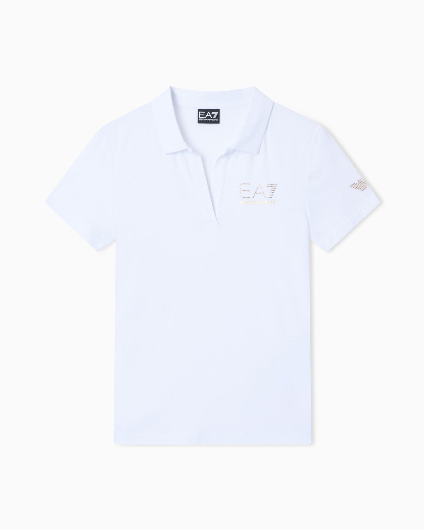 Armani EA7 Polo a Maniche Corte Evolution in Misto Cotone e Modal