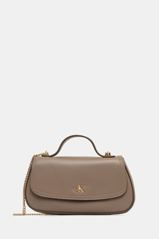 Calvin Klein Borsa con Elementi Metallici con Logo monogramma