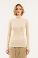 Kontatto Dolcevita Slim-Fit in Maglia a Coste