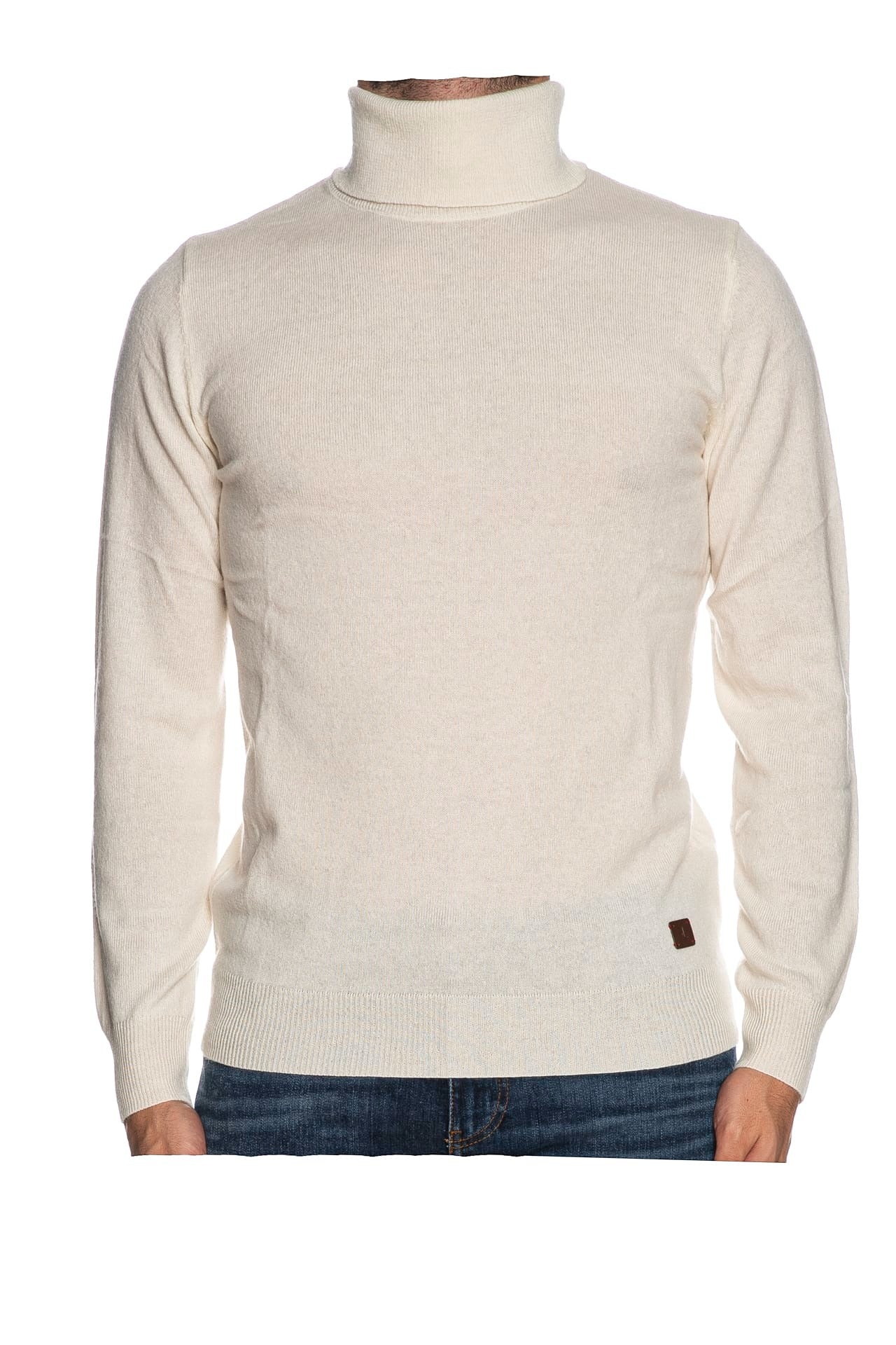 Gianni Lupo Maglia Misto Cachemire Dolcevita