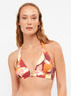 Gisela Top Bikini Triangolare con Stampa Geometrica
Arancione