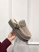 Mou Platform Clog Suede