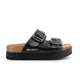 Superga Ciabatta con Doppia Fascia con Platfrom
Nero