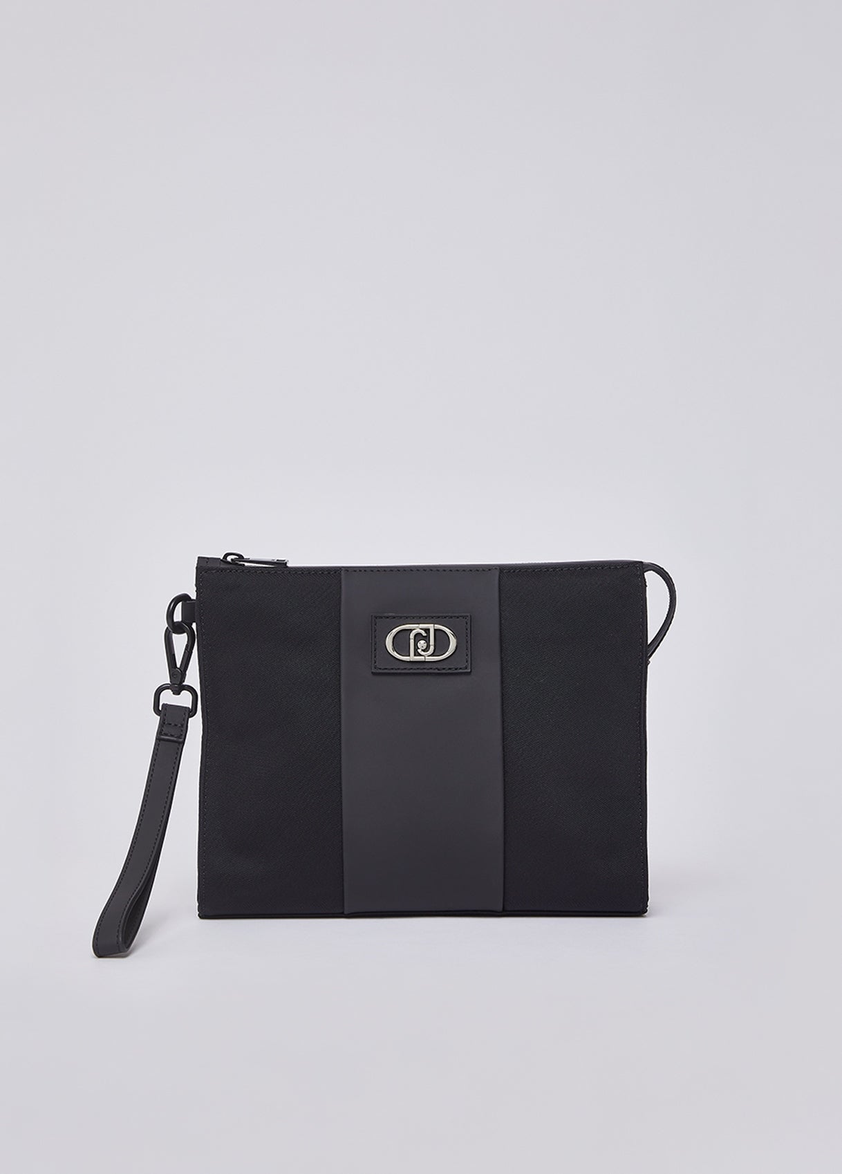 Liu Jo Pochette Borsa a Mano in Nylon Nero