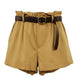 DIXIE Short con Elastico in Vita Camel