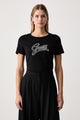 Guess T-shirt Logo Strass