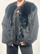 Souvenir  Bomber con Ecopelliccia Nero