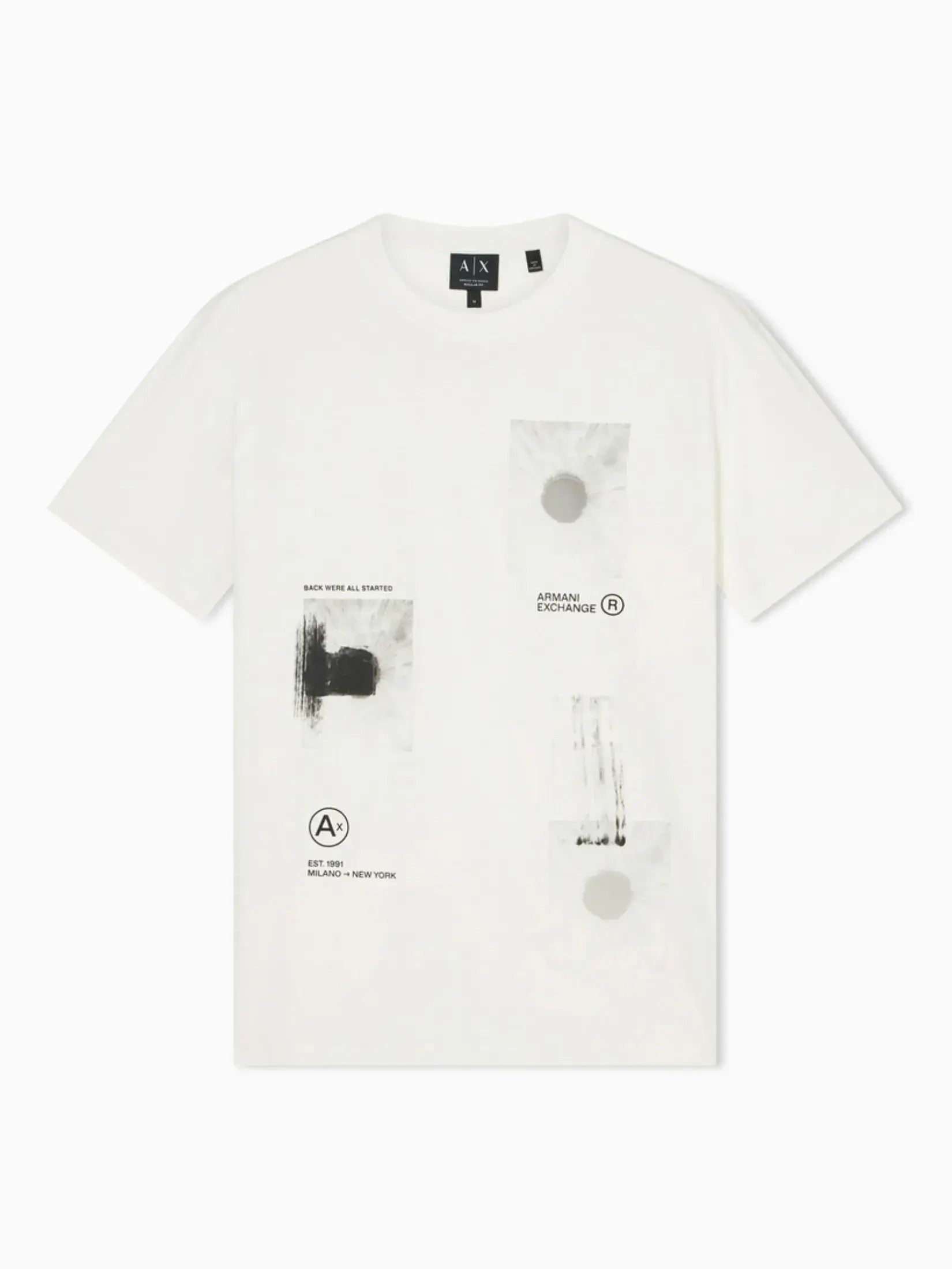 Armani Exchange T-shirt Slim Fit in Cotone